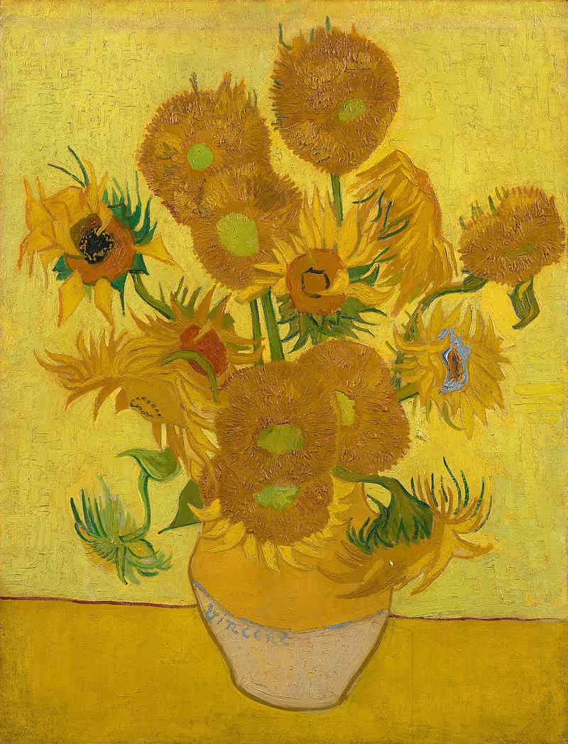 Los Girasoles de Vincent van Gogh